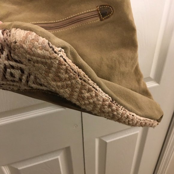 Myra Canvas Leather Rug Crossbody Bag - Picture 10 of 10